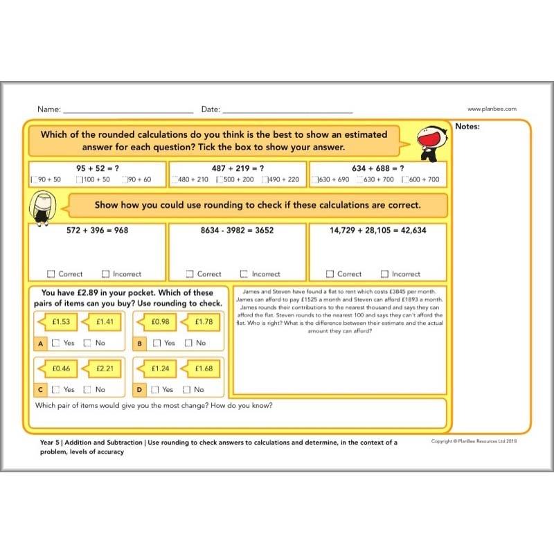 PlanBee Year 5 Maths Assessment Pack | New Curriculum