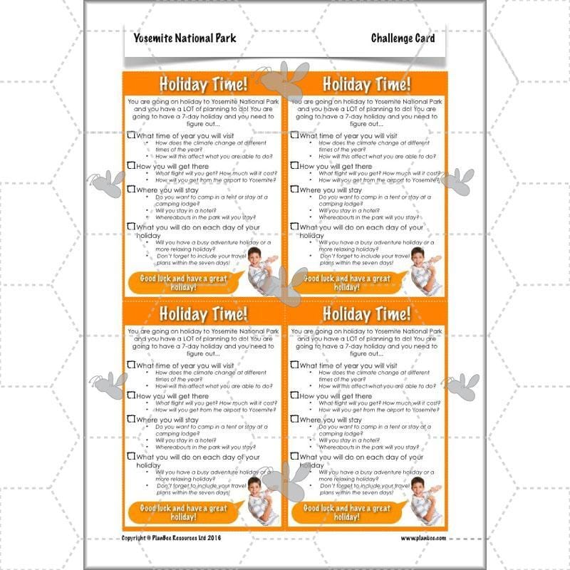 PlanBee Yosemite National Park: Year 5 & Year 6 Geography scheme of work