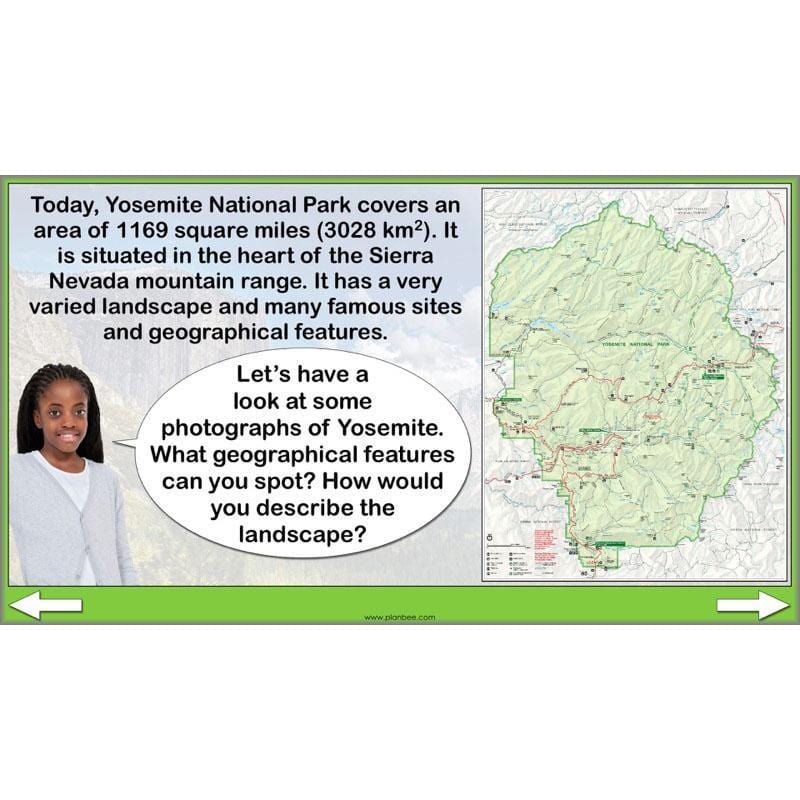 PlanBee Yosemite National Park: Year 5 & Year 6 Geography scheme of work