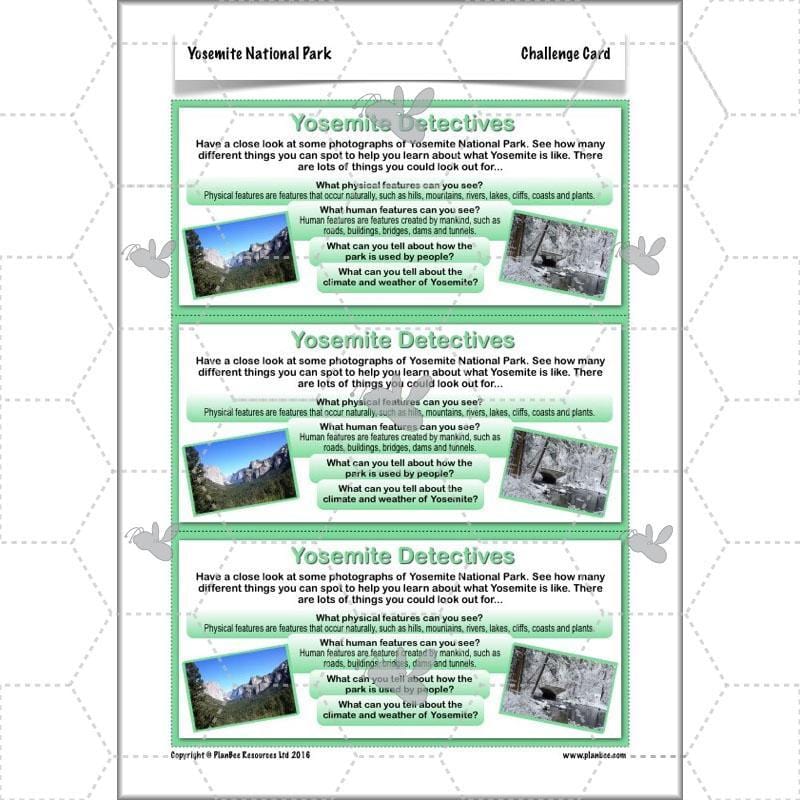 PlanBee Yosemite National Park: Year 5 & Year 6 Geography scheme of work