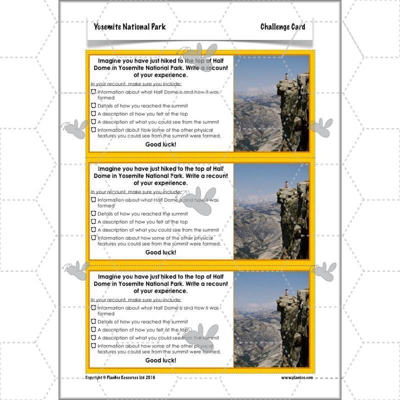 PlanBee Yosemite National Park: Year 5 & Year 6 Geography scheme of work