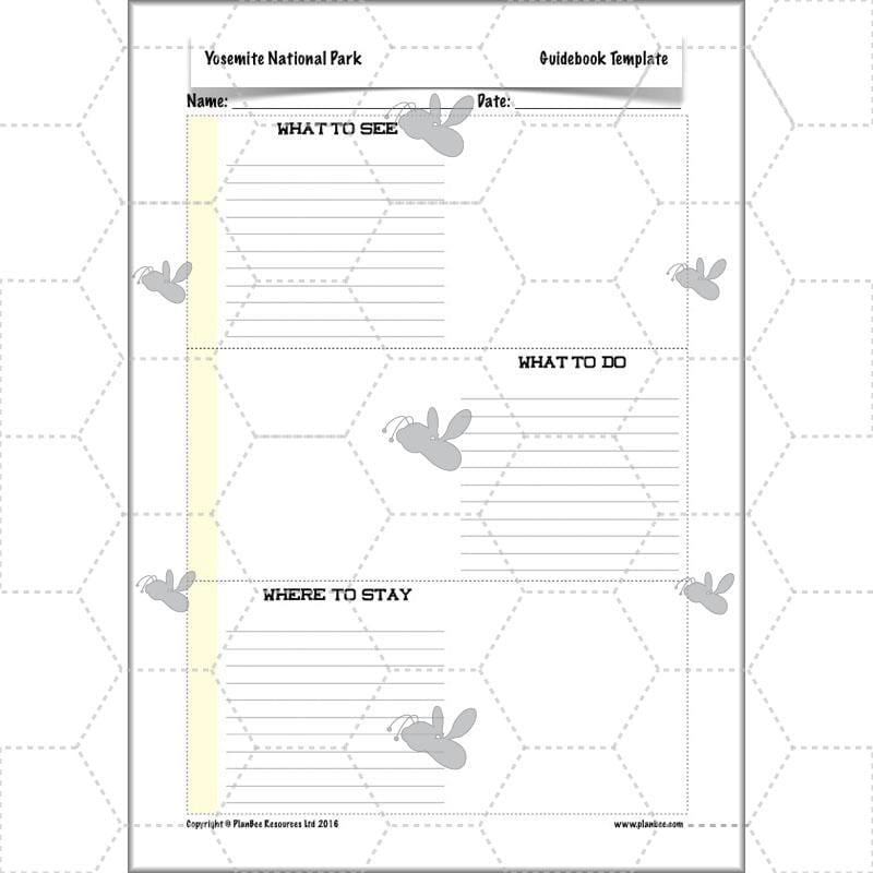 PlanBee Yosemite National Park: Year 5 & Year 6 Geography scheme of work