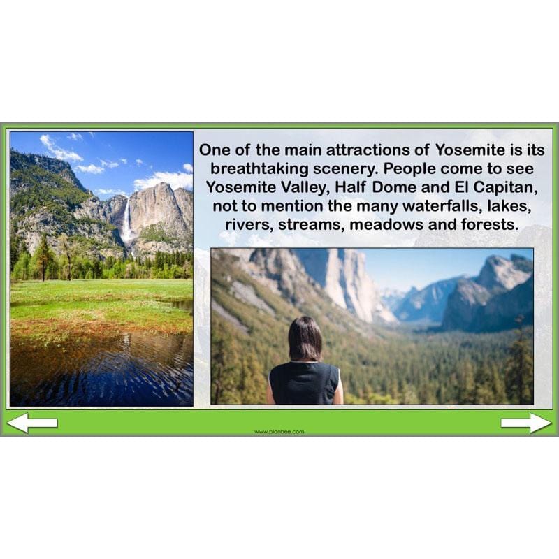 PlanBee Yosemite National Park: Year 5 & Year 6 Geography scheme of work