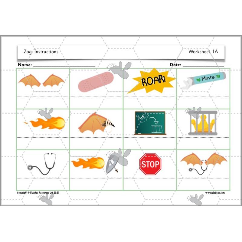PlanBee Zog Instructions KS1 by PlanBee	