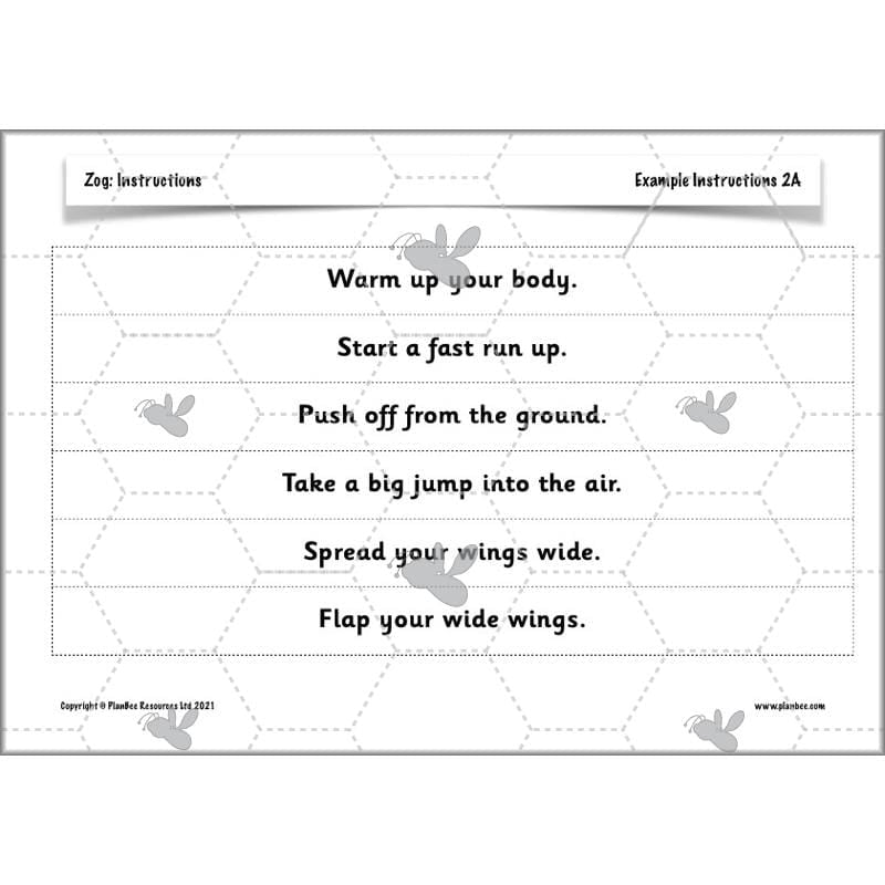 PlanBee Zog Instructions KS1 by PlanBee	