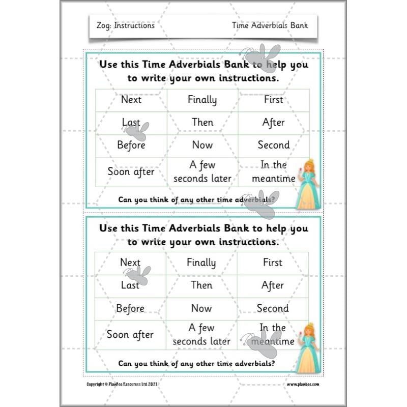 PlanBee Zog Instructions KS1 by PlanBee	