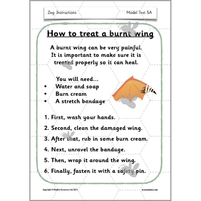 PlanBee Zog Instructions KS1 by PlanBee	
